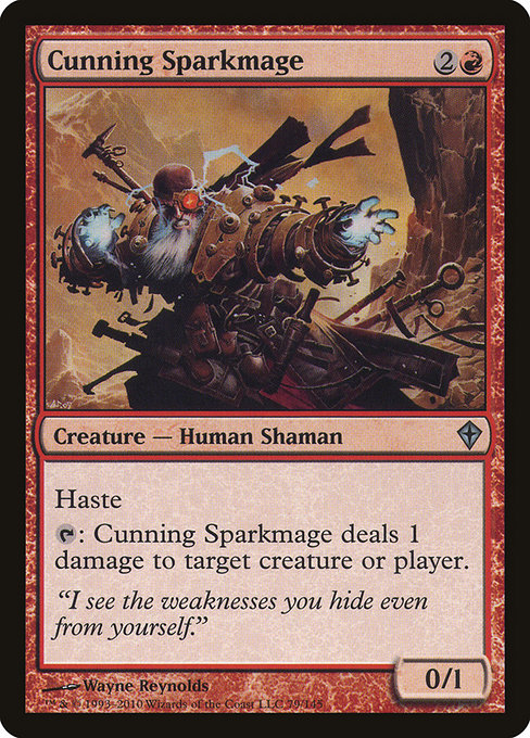 Cunning Sparkmage (Worldwake #79)