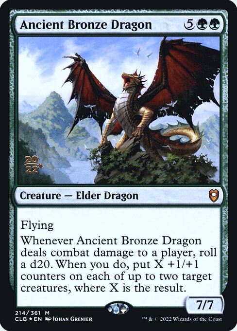 Ancient Bronze Dragon (Foil Prerelease Cards)