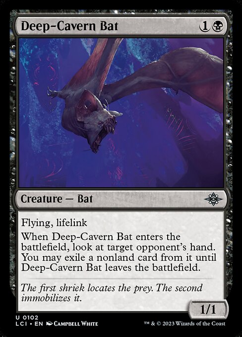 Chauve-souris des profondeurs|Deep-Cavern Bat