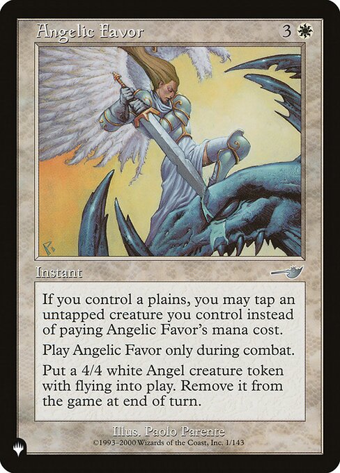 Angelic Favor (The List #NEM-1)