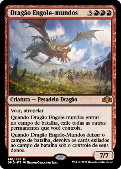 Worldgorger Dragon (Dominaria Remastered #148)