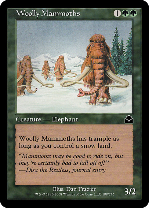 Woolly Mammoths (Masters Edition II #188)