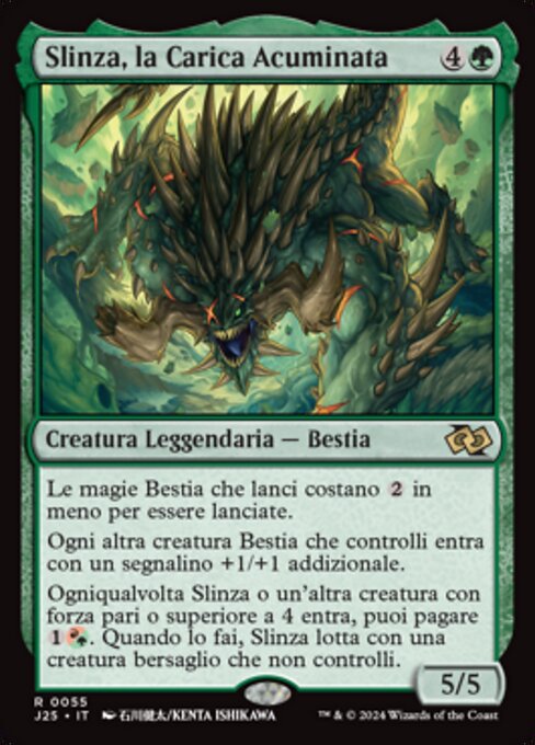 Slinza, la Carica Acuminata