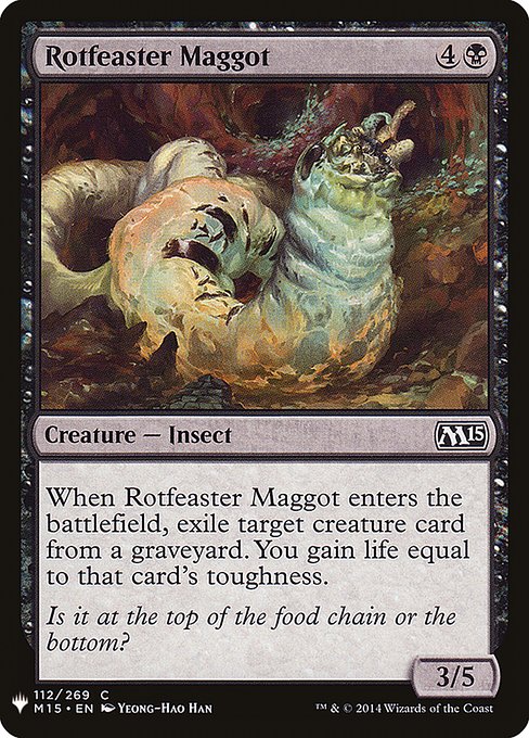 Rotfeaster Maggot (Mystery Booster #758)