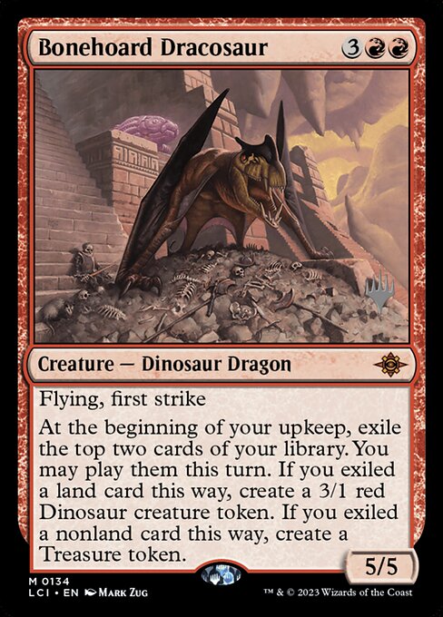 Bonehoard Dracosaur (The Lost Caverns of Ixalan Promos #134p)