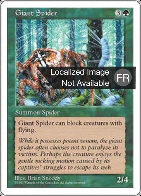 Giant Spider (Fifth Edition #300)