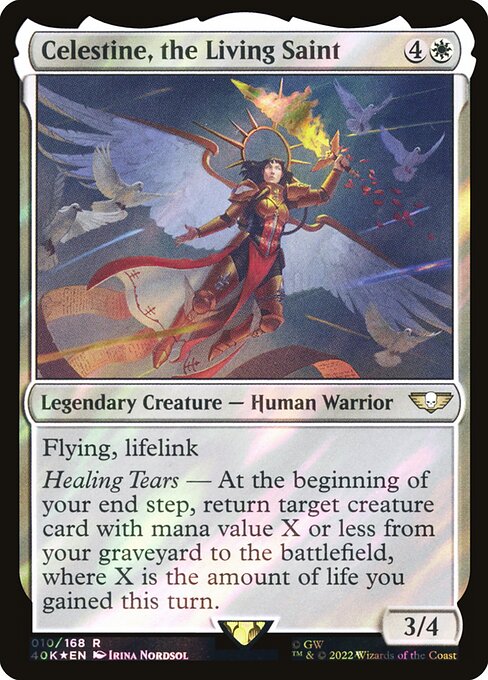 Celestine, the Living Saint (Warhammer 40,000 Commander #10★)