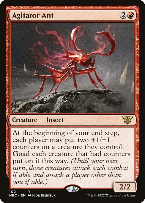 Agitator Ant (Neon Dynasty Commander #102)