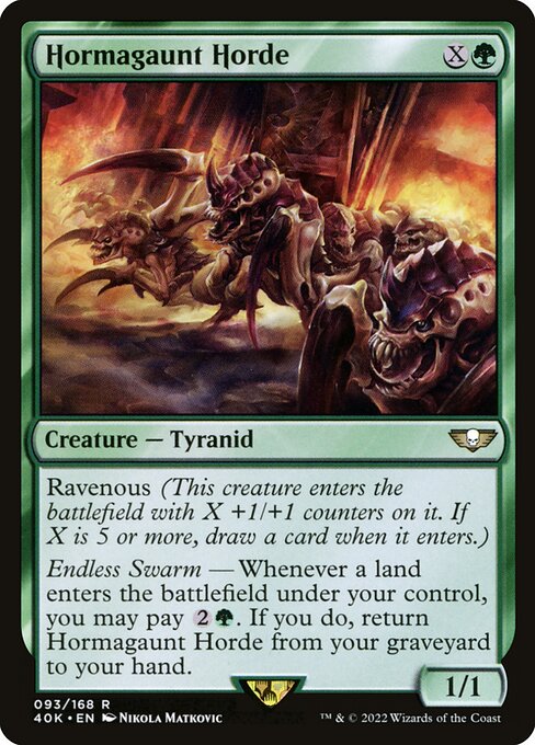 Hormagaunt Horde · Warhammer 40,000 Commander (40K) #93 · Scryfall Magic The Gathering Search