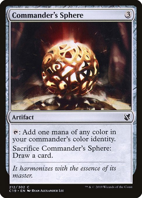 Commander's Sphere (Commander 2019 #212)