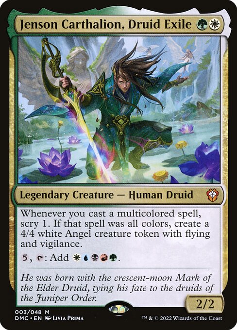 Jenson Carthalion, Druid Exile (Dominaria United Commander #3)