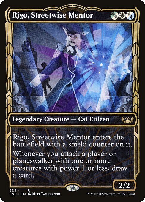 Rigo, Streetwise Mentor · Streets of New Capenna (SNC) #329 · Scryfall  Magic The Gathering Search