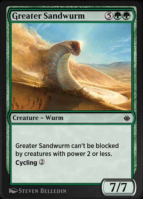 Greater Sandwurm (Amonkhet Remastered #192)