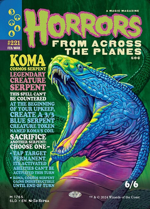 Koma, le Serpent du Cosmos (Secret Lair Drop)