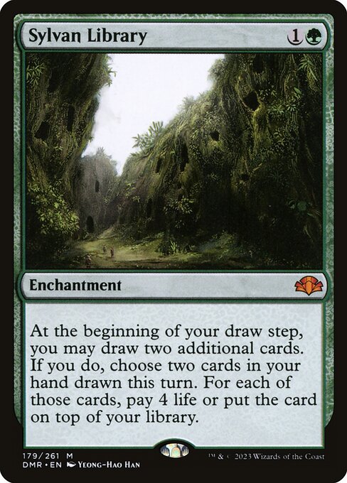 Sylvan Library (Dominaria Remastered #179)