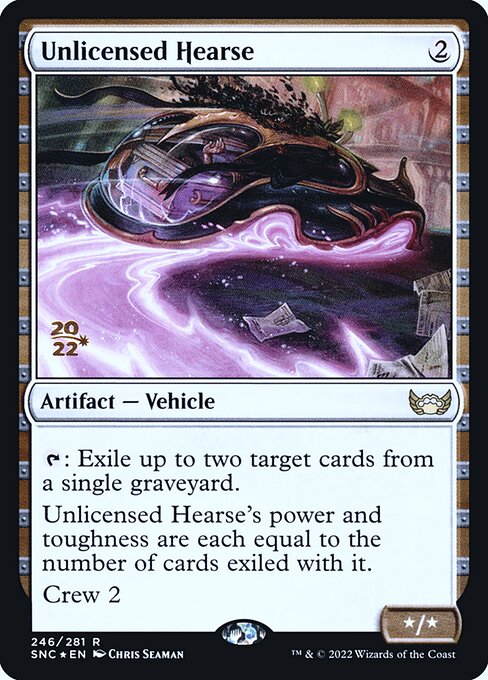 Unlicensed Hearse (Streets of New Capenna Promos #246s)