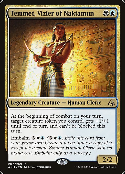 Temmet, Vizier of Naktamun (Amonkhet #207)