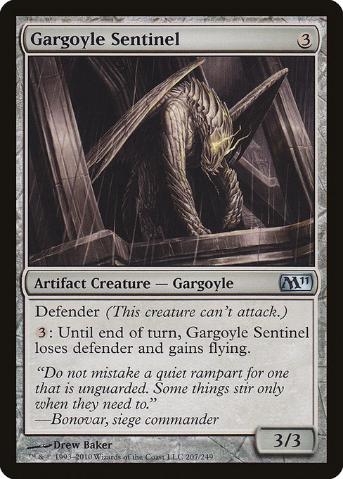 Gargoyle Sentinel (Magic 2011 #207)