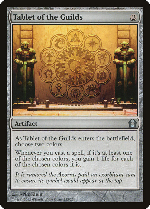 Tablet of the Guilds (Return to Ravnica #235)