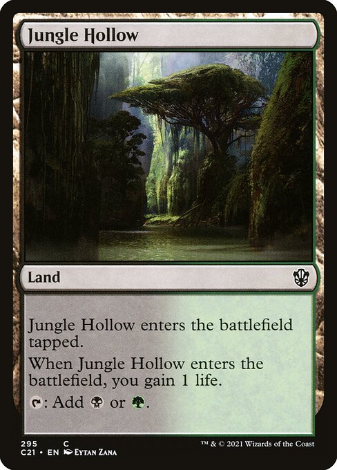 Jungle Hollow (Commander 2021 #295)