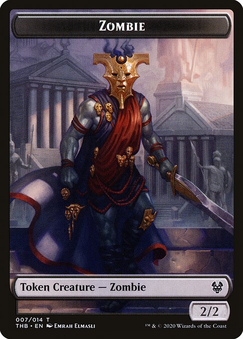 Zombie (Theros Beyond Death Tokens #7)
