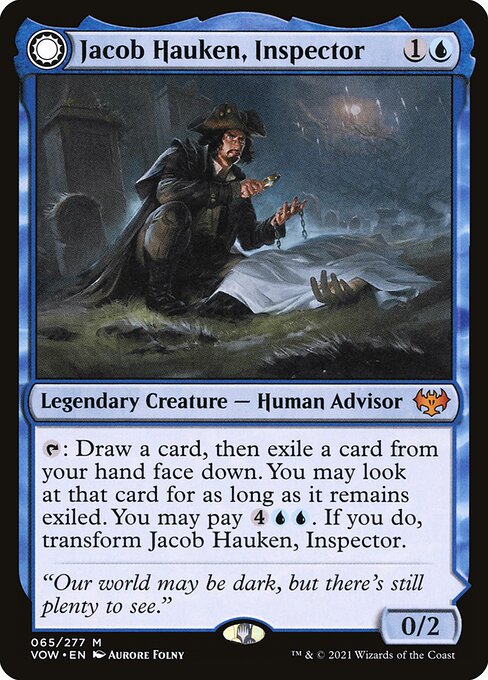 Jacob Hauken, Inspector // Hauken's Insight card image