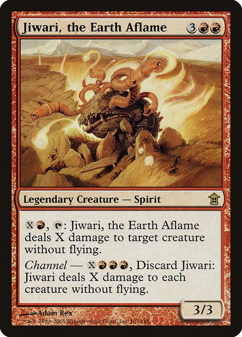 Jiwari, the Earth Aflame card image