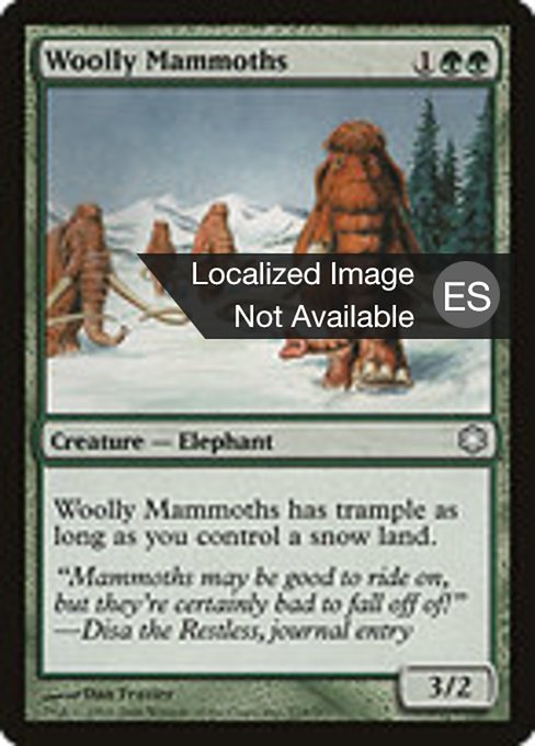 Woolly Mammoths (Coldsnap Theme Decks #278)