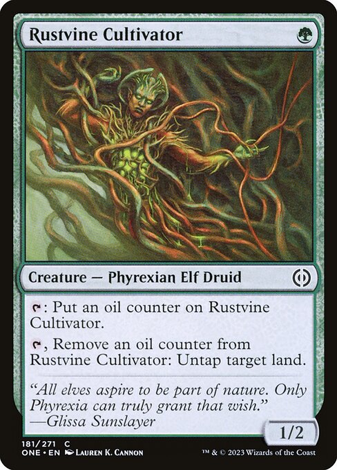 Rustvine Cultivator (Phyrexia: All Will Be One #181)