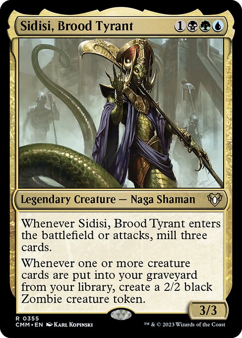 Sidisi, Brood Tyrant (Commander Masters #355)