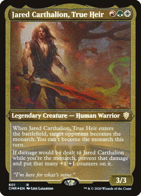 Jared Carthalion, True Heir (Commander Legends #601)