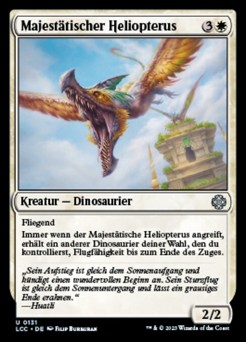 Majestic Heliopterus (The Lost Caverns of Ixalan Commander #131)