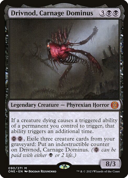 Drivnod, Carnage Dominus card image