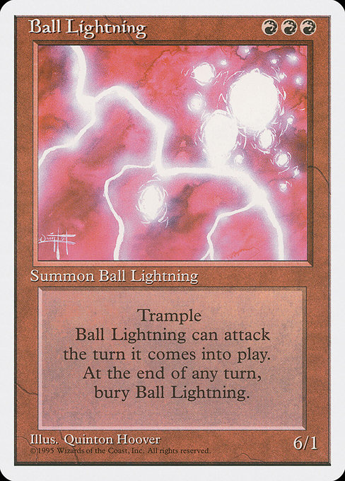 Ball Lightning (Fourth Edition #176)