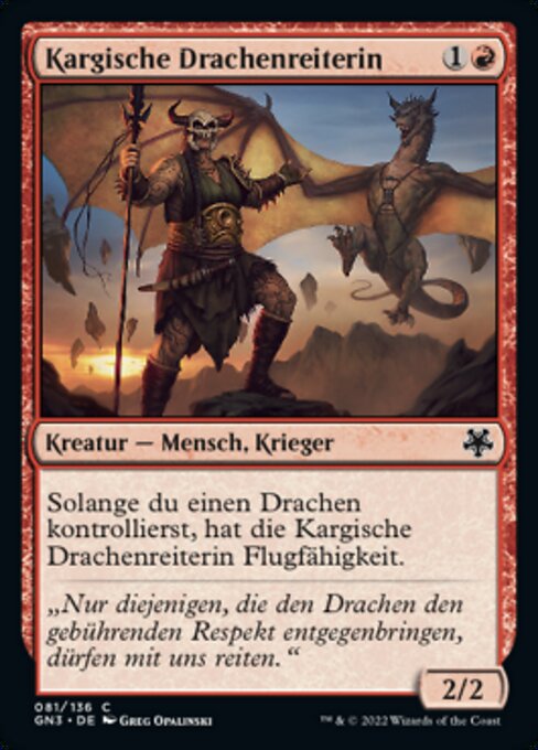Kargan Dragonrider (Game Night: Free-for-All #81)