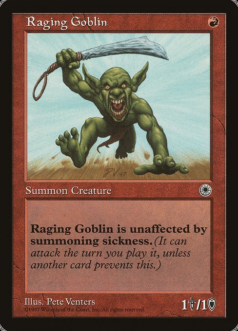 Raging Goblin (Portal #145†)