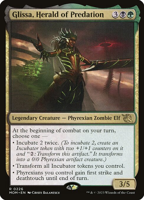 Glissa, Herald of Predation (mom) 226 Glissa, Herald of Predation (mom) 226