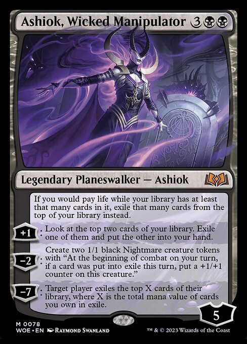 Ashiok, Wicked Manipulator (Wilds of Eldraine #78)