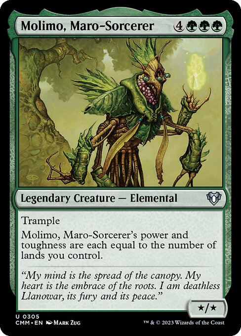 Molimo, Maro-Sorcerer (Commander Masters #305)