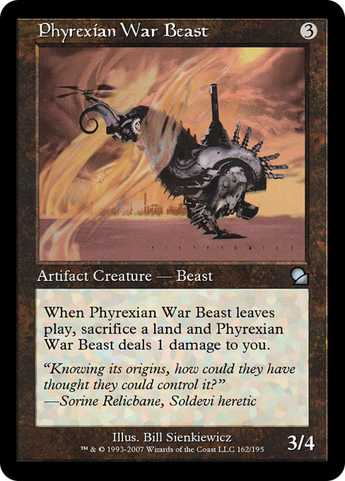Phyrexian War Beast (Masters Edition #162)