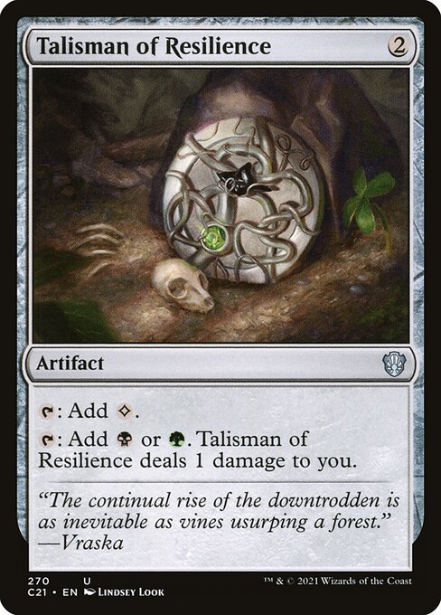 Talisman of Resilience (Commander 2021 #270)