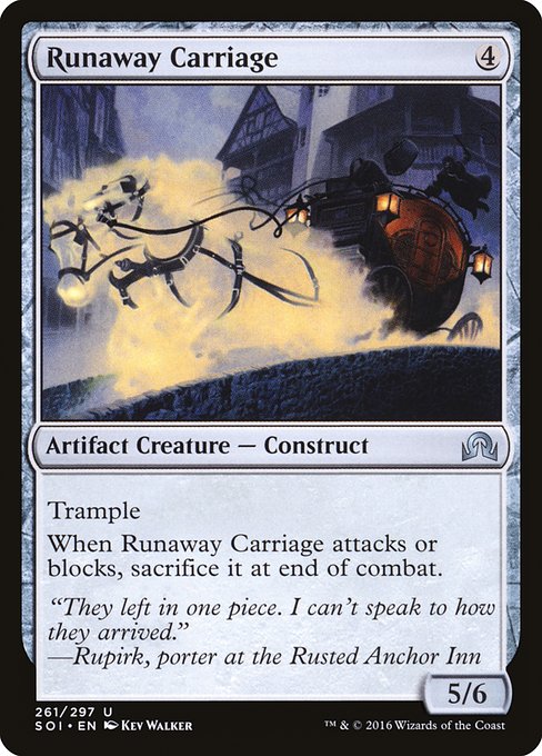 Runaway Carriage (Shadows over Innistrad #261)