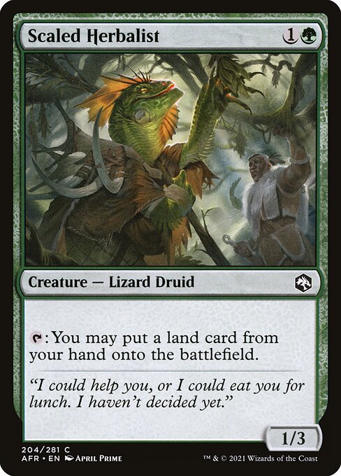 Scaled Herbalist card image