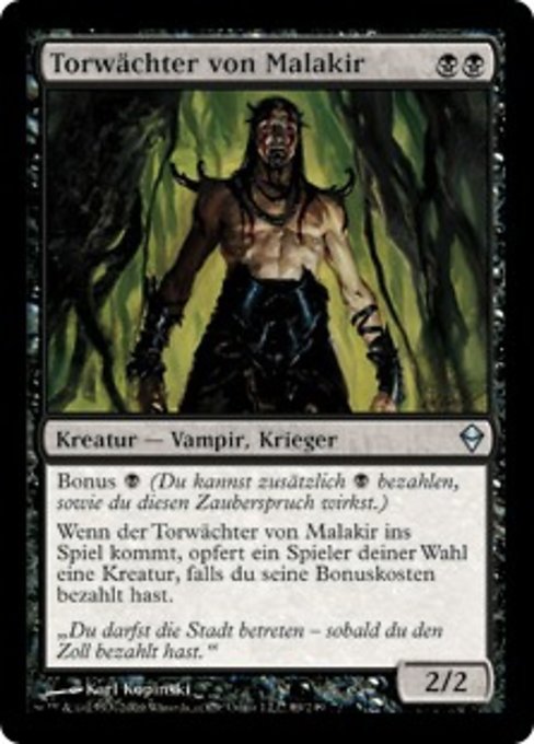 Gatekeeper of Malakir (Zendikar #89)