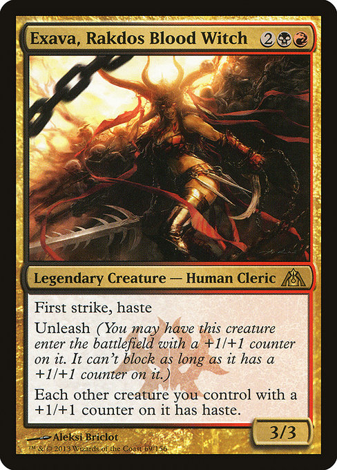 Exava, Rakdos Blood Witch (dgm) 69