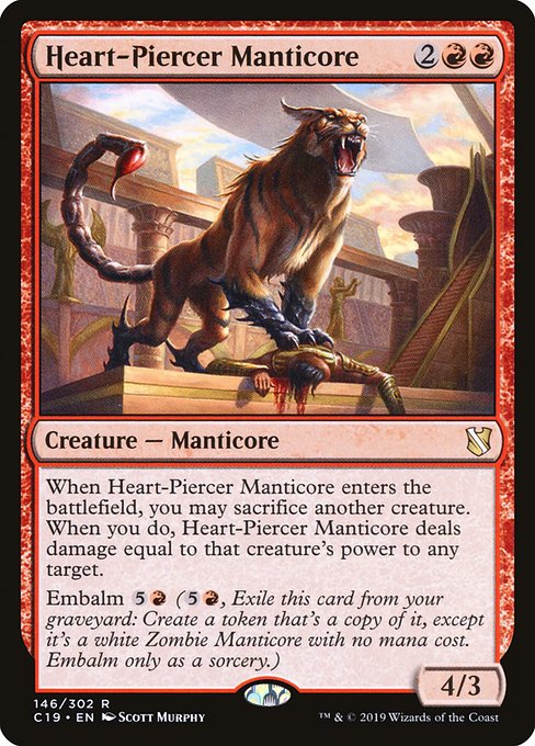 Heart-Piercer Manticore (c19) 146 Heart-Piercer Manticore (c19) 146