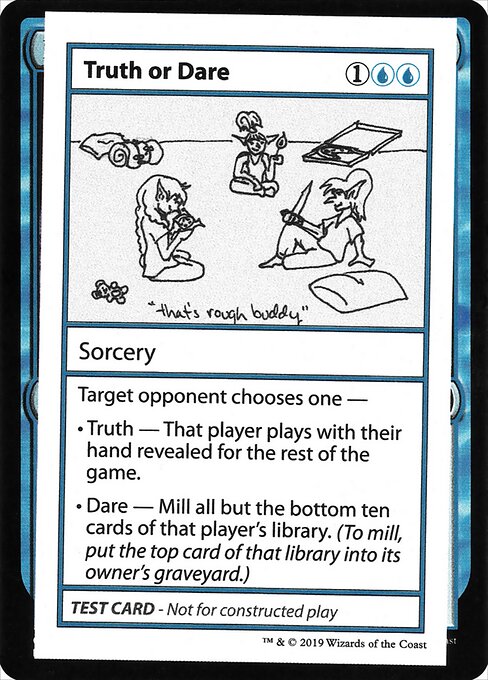 Truth or Dare (Mystery Booster Playtest Cards 2021 #32)