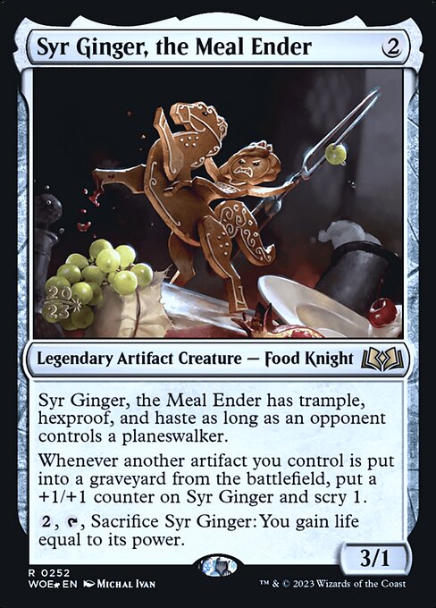 Syr Ginger, the Meal Ender (Wilds of Eldraine Promos #252s)