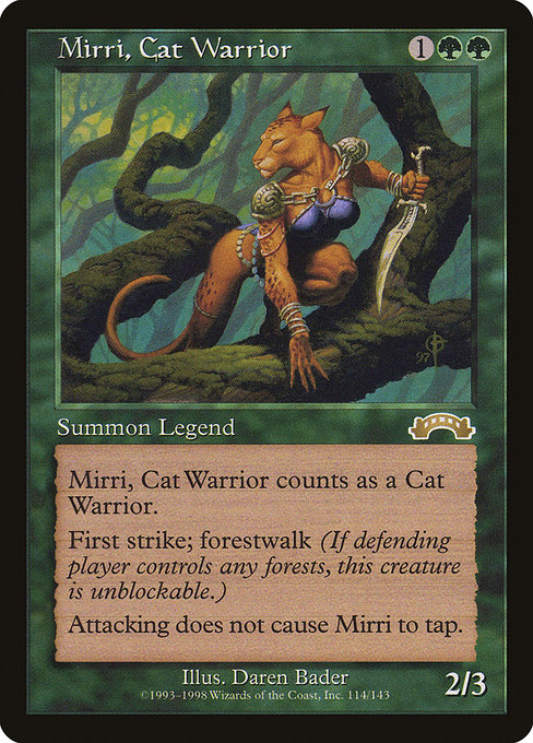 Mirri, Cat Warrior card image