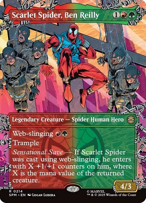 Scarlet Spider, Ben Reilly magic the gathering card art